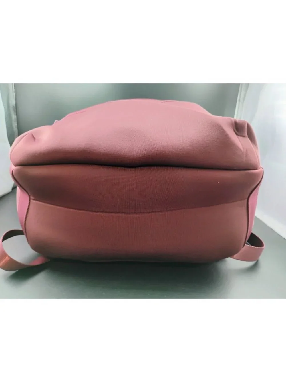 Modern Maroon Backpack With Multiple Compartments & Adjustable Straps